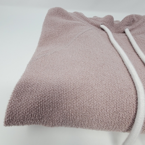 VARLEY MACEO TEXTURED MOCK NECK SWEATSHIRT DUSTY ROSE MAUVE WOMEN SMALL - Picture 14 of 15